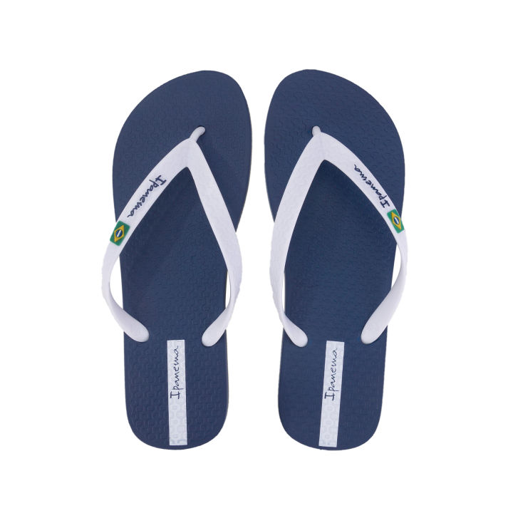 Ipanema Brasil Ad Blue White Men's Slippers | Lazada PH