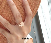 Little Me Jewelry , Littleme แหวนช้างจิ๋ว สีชมพู สินค้าทำมือ ของขวัญสำหรับเธอ (แถมฟรี+ กล่องของขวัญ) แหวน , แหวนผู้หญิง
