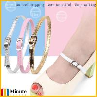 MINUTE Beauty สายรัดรองเท้าสวมใส่ Aksesoris Sepatu แบบปรับได้,สายรัดข้อเท้าส้นสูงสายรัด