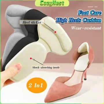Women Heel Pads Insoles for Shoes High Heels Liner Grips Inserts Foot Heel  Pain Relief Protector Stickers Antislip Shoe Cushion