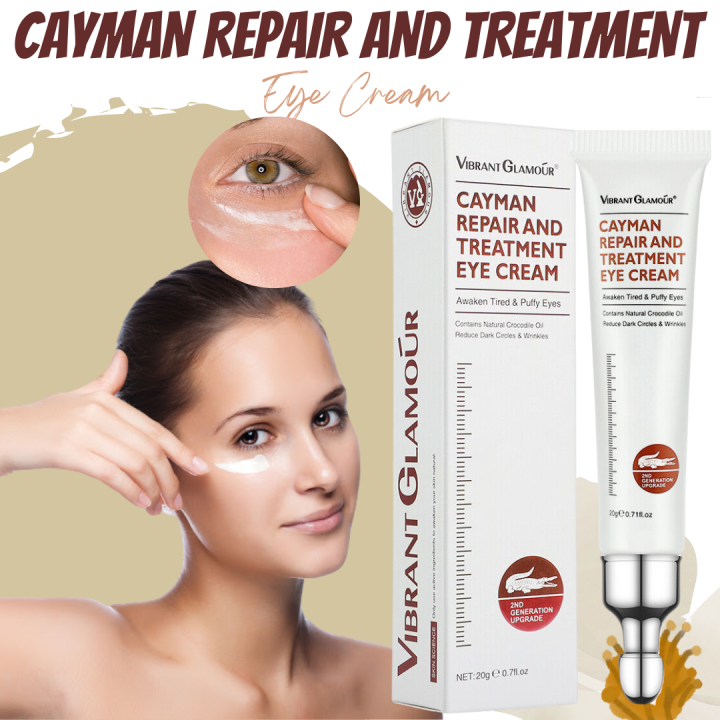 Authentic CAYMAN REPAIR AND TREATMENT EYE CREAM Antiaging Improve