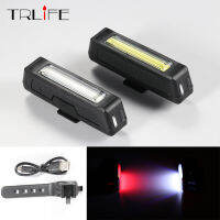 COB Comet Waterproof Comet USB ชาร์จไฟจักรยานได้ความสว่างสูง LED สีแดง100 Lumen Front Rear Bike Safety Light Pack