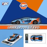 ชุดสะสมโมเดลรถยนต์ขนาดเล็ก TPC 1:64 LBWK LP700 GT EVO โลหะผสมของเล่นในสต็อก