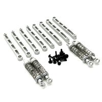 THLT9A MN78 Metal Chassis Links Pull Rod Shock Absorber Set for MN78 MN-78 MN 78 1/12 RC Car Upgrades Parts Accessories