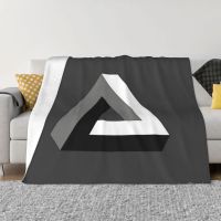 Ready Stock Penrose Triangle, Impossible Triangle Blanket Bedspread On The Bed Travel Sofa Bed King Size Baby Blanket