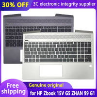 ใหม่เดิมสหรัฐแป้นพิมพ์สำหรับ HP Zbook 15โวลต์ ZHAN99 G1 TPN-C134แล็ปท็อป Palmrest บนปกด้านบนกรณี Backlit แป้นพิมพ์ L25084-001