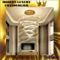 CT002A024 SOTMIA LUXURY CRYSTAL MODERN CHANDELIER แชนเดอเรีย โคมไฟเพดาน โคมระย้า โคมไฟระย้า โคมไฟระย้าโมเดิร์น แต่งห้อง