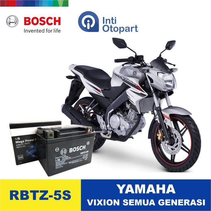 Accu Aki Motor YAMAHA VIXION ORIGINAL BOSCH | Lazada Indonesia