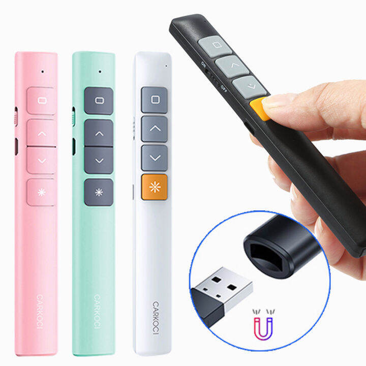 USB Presenter Clicker For Powerpoint Laser Pointer Presentation