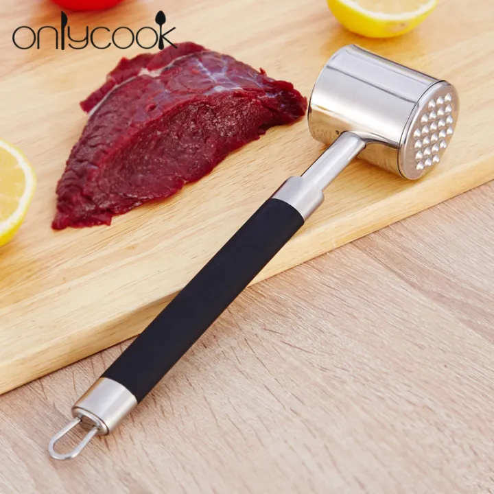 Onlycook 316 stainless steel meat hammer kitchen home solid pork steak