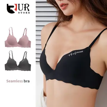 Shop Lingerie Bra Push Up Seamless Wireless with great discounts