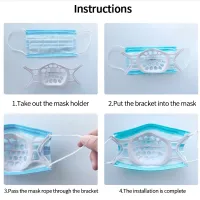 (JIUERBA)COD Fashion Silicone cket Bantalan Hidung er Wajah Bantuan Pernapasan Bingkai Dukungan Batin Lancar Bingkai 3D Holder