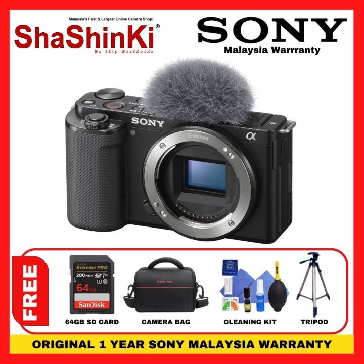 Sony ZV-E10 Mirrorless Camera / Black