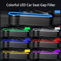 ijiangq RGB Car Gap Storage Box with Charging 7-Color Light Mode Car Seat Seam Organizer Safe Driving Memory Switch