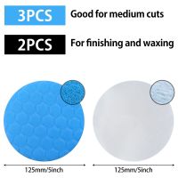 ‘；。、】= 5Pcs Polishing Pad Kit 5In Compound Buffing Polishing Pads Cutting Sponge Pads For Car Buffer Polisher Compounding And Waxing