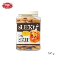 DGO ขนมสุนัข [MANOON] SLEEKY Dog Biscuit Lamp Flavor รสแกะ 560 กรัม ขนมหมา  อาหารสุนัข