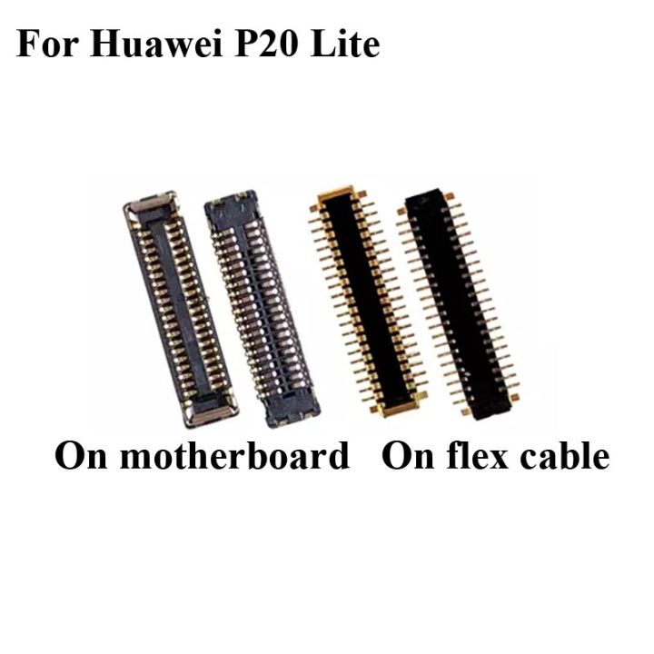5ชิ้นขั้วต่อ Micro Usb เชื่อมต่อชาร์จพอร์ตคอนเนคเตอร์ Fpc สำหรับ Huawei P20 Lite P 20 Lite Logic บนเมนบอร์ดเมนบอร์ด P20lite
