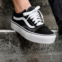 ?รองเท้าผ้าใบทรงแวน? รองเท้าผ้าในทรงVANS OLD SKOOL รองเท้าผ้าใบใส่สบายพื้นหนา