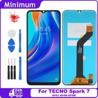 6.5 ต้นฉบับสำหรับ TECNO Spark 7 KF6J ชิ้นส่วนจอสัมผัสแอลซีดีของเครื่องแปลงดิจิทัล KF6N สำหรับ Tecno Spark 7 KF6M