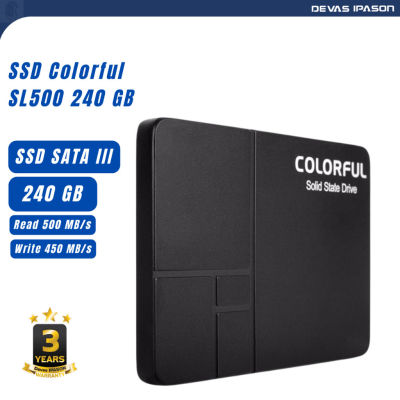 ลด 50% (พร้อมส่ง)COLORFUL SSD SL500 ขนาด 240GB (500/450 MB/s) รับประกัน 3 ปี โดย Devas IPASON(ขายดี)