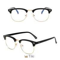 Eyeglasses Anti-radiation Replaceable Computer Protection anti blue rad glassesHalf Metal glass for women