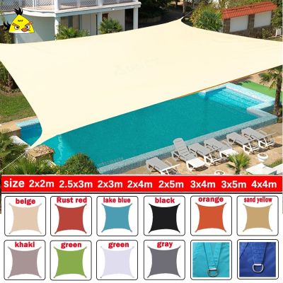 420D waterproof awning Shade sail for outdoor garden beach camping patio swimming pool awning tent sunshade.