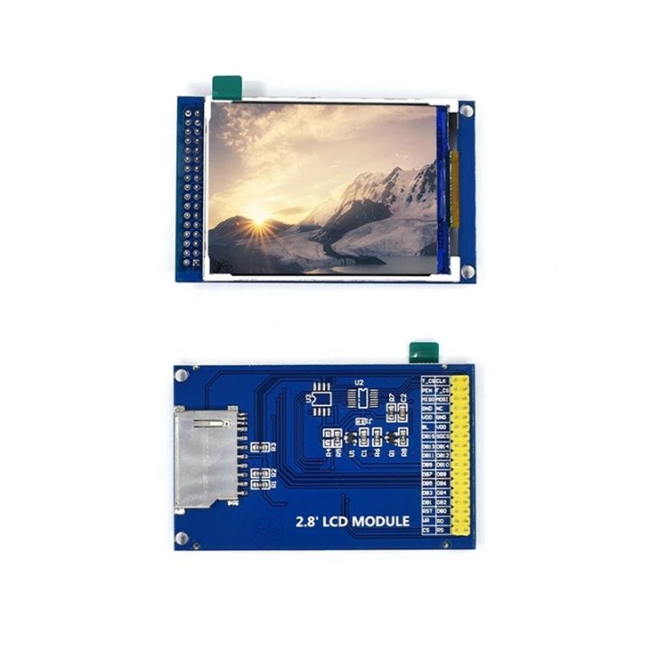 2-8-inch-tft-lcd-ili9341-touch-screen-module-accessories-kits-240x320-resolution-supporting-16bit-rgb-65k-color-display-with-touch-pen