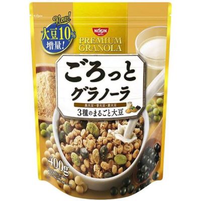 Items for you 👉 Nissin premium granola กราโนล่าถั่วเหลือง400กรัมนำเข้าจากญี่ปุ่น ตัวนี้ไม่ใช่จากฮ่องกงนะคะ