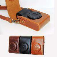 กระเป๋าเคสใส่กล้องเหมาะสำหรับ Ricoh GR Giri GR2ฝาครอบป้องกันกระเป๋ากล้องหนัง PU