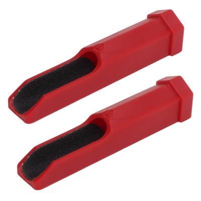 Billiard Cue Tip Shaper Red Plastic 9cm Detachable Light Weight Pool Cue Tip Sander for Home