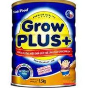 Sữa Bột Nuti GrowPlus Xanh Lon 1.5kg Mẫu Mới