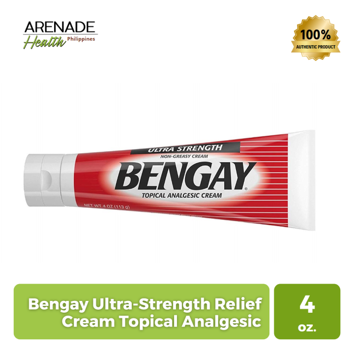 Bengay Ultra-Strength Relief Cream Topical Analgesic For Arthritis ...