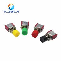 1Pcs 3Pin C-NO-NC 6mm Mini Momentary Automatic return Push Button Switch ON-(ON) 2A 250VAC/5A 120VAC Toggle Switches