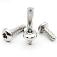 ▥✉ 5/10/50pcs M1.4 M1.6 M2 M2.5 M3 M3.5 M4 M5 M6 M8 304 A2 Stainless Steel GB2672 Six-Lobe Torx Pan Head Screw Six Lobe Round Bolt