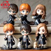 [Harry Potter] ตุ๊กตาฟิกเกอร์ Figure Model แฮรรี่ พอตเตอร์  โมเดล ขนาดประมาณ 9-10ซม. น่ารักมากๆ ชุด 6 ชิ้น