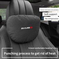 Car Headrest Neck Support Seat Soft Neck Pillow Breathable For Nissan Nismo Almera Tiida Sunny QASHQAI Skyline Juke X-TRAI