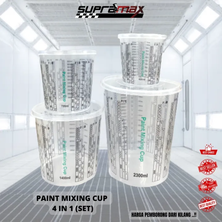 Paint Mixing Cup / Automotive Paint Mixing Cup Paint Measuring Cup 400ml /700ml/ 1400ml/ 2300ml