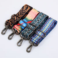 140cm Woven Bag Strap Womens belt for bag accessories Handles Ornament Handbags Shoulder Nylon Cross Body Messenger Belt Ethnic