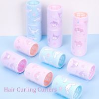 【Kiki tool store】 Kawaii My Melody Hair Roller Clip Kuromi Cinnamoroll Anime Curling Curlers Cute Cartoon Diy Hairdressing Tool Beauty Girl
