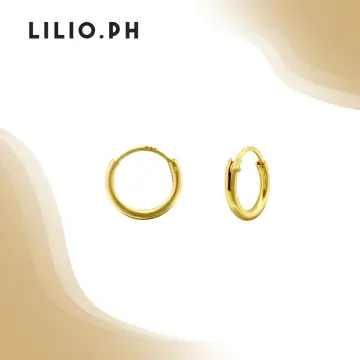 14k Rose Gold Helix Hoop Earring | Alluring Body