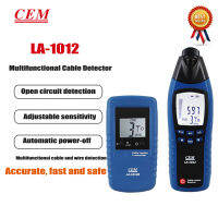 เครื่องทดสอบตัวตรวจจับสายเคเบิลทั่วไป CEM LA-1012ใหม่เอี่ยมเครื่องรับพร้อมเครื่องส่งสายตัวติดตามสายมัลติฟังก์ชันเครื่องตรวจจับรับประกัน