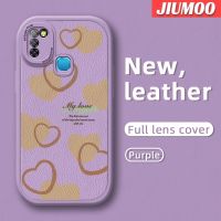 JIUMOO เคส X657C สำหรับ Infinix Smart 5 Hot 10 Lite Smart 6 X657กระแสแฟชั่นแบรนด์สวยรูปแบบความรักบางๆนุ่มหนังซิลิกาเจลสีปกป้องเลนส์จากเคสกันกระแทก