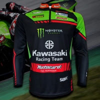 เสื้อแขนยาว MotoGP Kawasaki Racing Team เสื้อบิ๊กไบค์โมโตจีพี ทีม คาวาซากิ เรสซิ่ง #WB0002 รุ่น Jonathan Rea#1 ไซส์ S-5XL