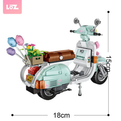 LOZ Mini Blocks sheep moto 673pcs interestingexhibition small toys relax creator model car with Collection value funny gift