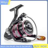 Millys รอกตกปลา500-7000รอกหมุนโลหะอะไหล่สำรองตกปลาที่ม้วนในน้ำเค็ม