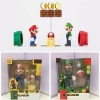 SHF Super Mario Bros รูปการกระทำซูเปอร์มาริโอคอลเลกชันที่สามารถเคลื่อนย้ายรุ่นตกแต่งคริสต์มาสของเล่นสำหรับเด็กของขวัญวันเกิด