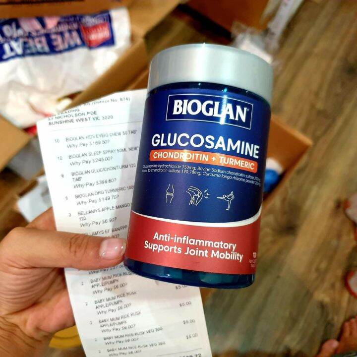 Bioglan Glucosamine Chondroitin Turmeric 120 Tablets Lazada.vn