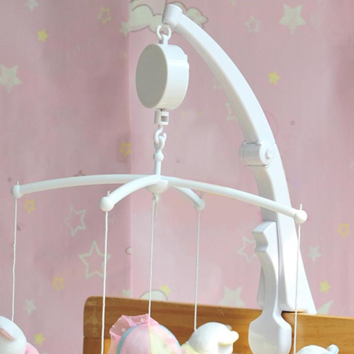 dolity-กล่องดนตรีเปลเด็กเคลื่อนที่เตียงนอนสำหรับเด็กทารกแบบทำมือสำหรับโต๊ะทำงานที่ยึดระฆัง
