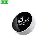 Xiaomi LED จอแสดงผลดิจิตอล Magnetic suction spin timer Digital Kitchen Timer เวลาหมุน แม่เหล็กดูดด้านหลัง ปรับความสว่างของเสียงได้