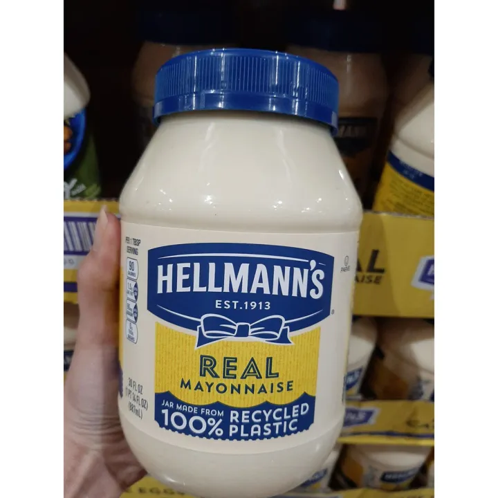 【new】 Hellmann's Real Mayonnaise or Low Fat Mayo Dressing 30OZ | Lazada PH